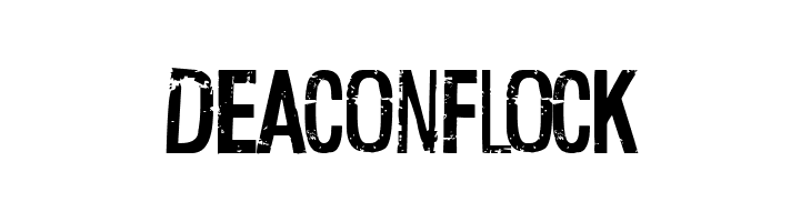 Deacon Flock  font caratteri gratis