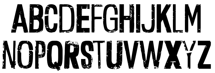 Deacon Flock Font LOWERCASE
