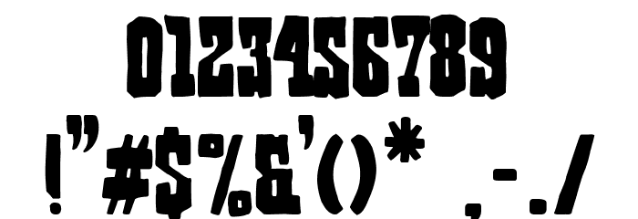 Dead Again Font OTHER CHARS