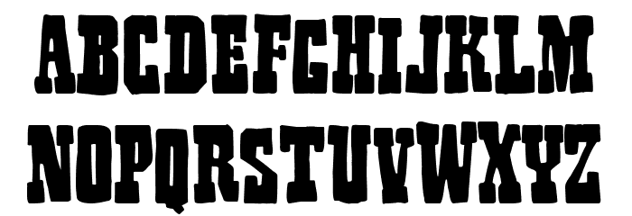 Dead Again Font LOWERCASE