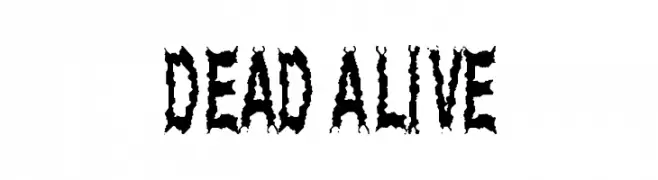 Dead Alive  Frei Schriftart Herunterladen
