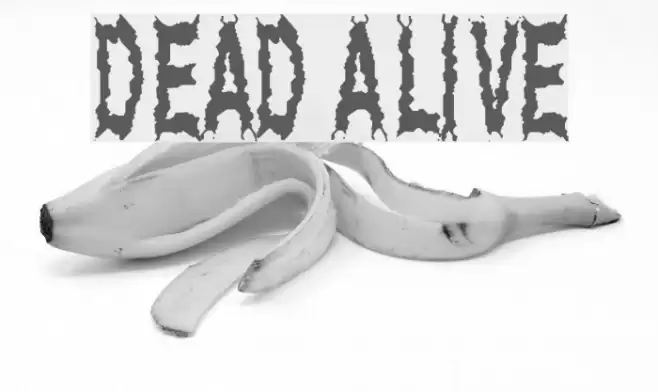 Dead Alive Font examples
