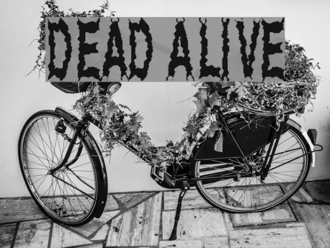 Dead Alive Font examples
