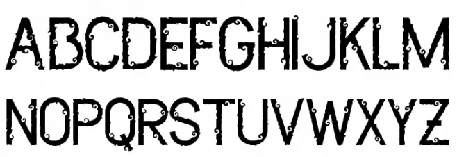Dead Bear - Personal Use Font Litere mici