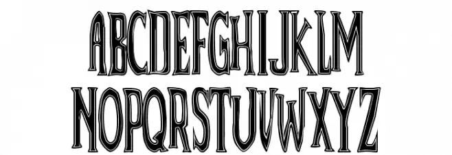 Dead By Dawn UK Schriftart Groß