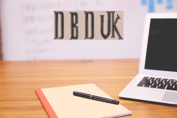 Dead By Dawn UK Font examples