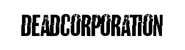Dead Corporation फ़ॉन्ट