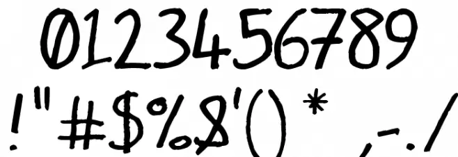 Dead Ends Font OTHER CHARS