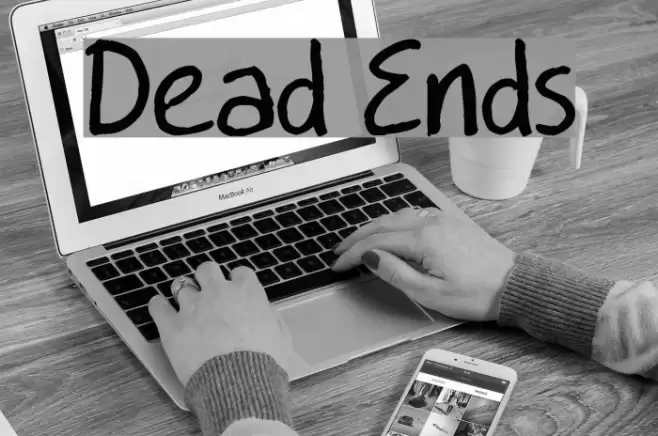 Dead Ends Font examples
