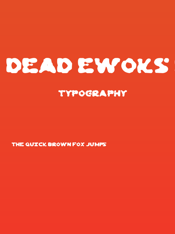 Dead Ewoks Everywhere Poster