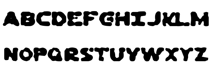 Dead Ewoks Everywhere Font LOWERCASE