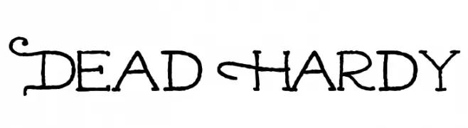 Dead Hardy  Free Fonts Download