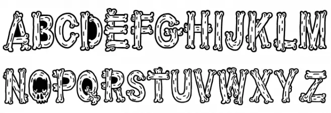Dead Island Hotel Schriftart Groß