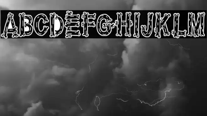 Dead Island Hotel Font examples