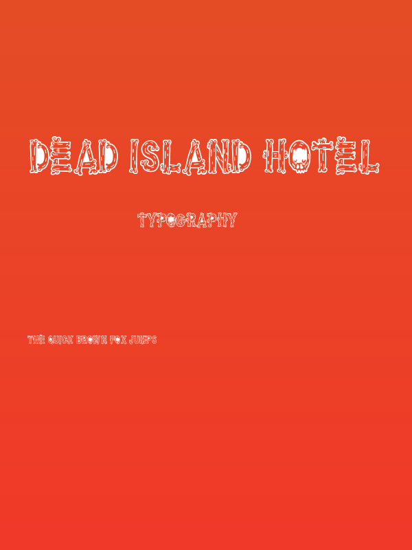 Dead Island Hotel Poster