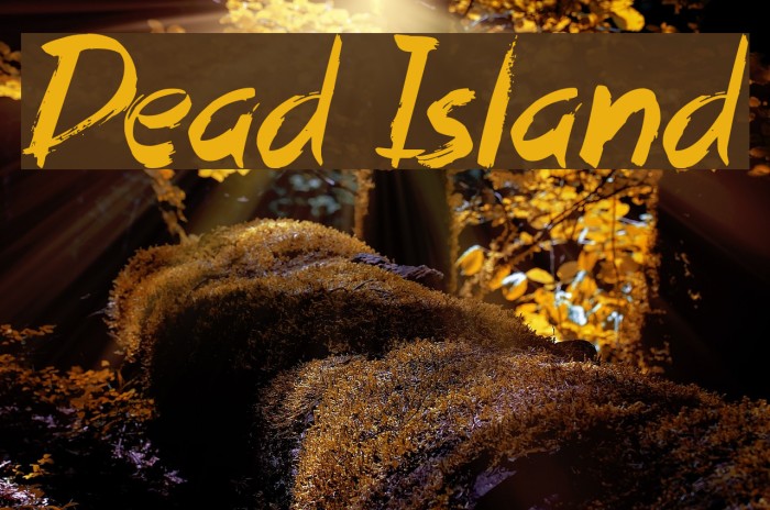 Dead Island Font examples
