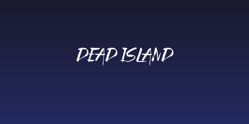 Dead Island Social Header