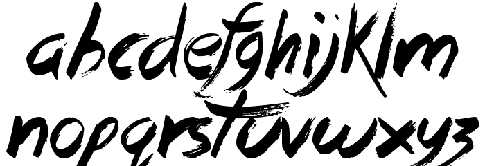 Dead Island Font LOWERCASE