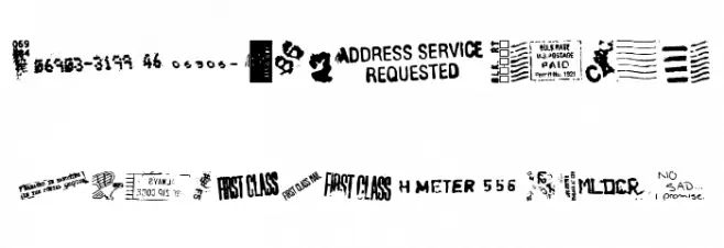 Dead Letter Office Fifteen Schriftart Groß