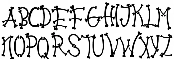 Dead Skull Font UPPERCASE