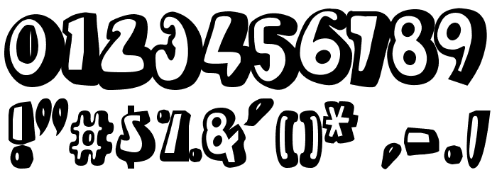 Dead Wallace Font OTHER CHARS