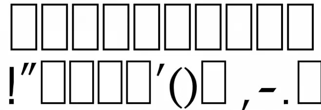 Dead World Font OTHER CHARS