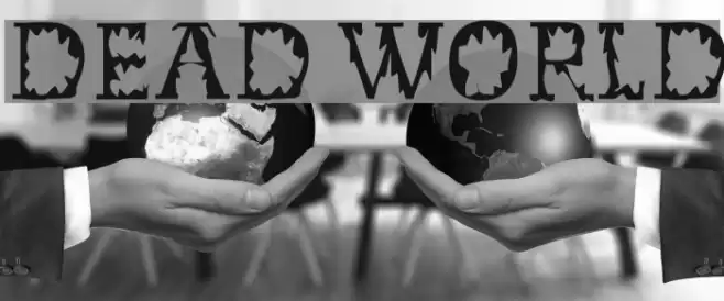 Dead World Font examples