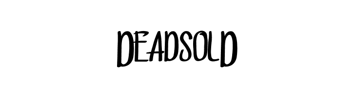 Dead solD  नि: शुल्क फ़ॉन्ट्स डाउनलोड