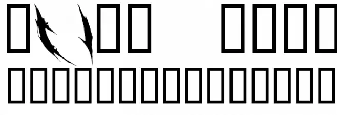 DeadBitch-Regular Font OTHER CHARS