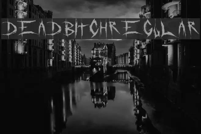 DeadBitch-Regular Font examples