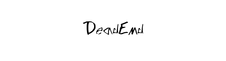 DeadEnd  नि: शुल्क फ़ॉन्ट्स डाउनलोड