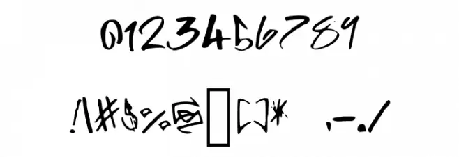 DeadEnd Font OTHER CHARS