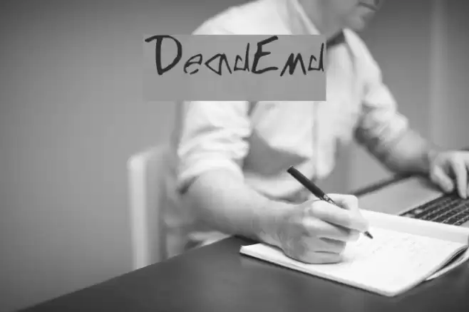 DeadEnd Font examples