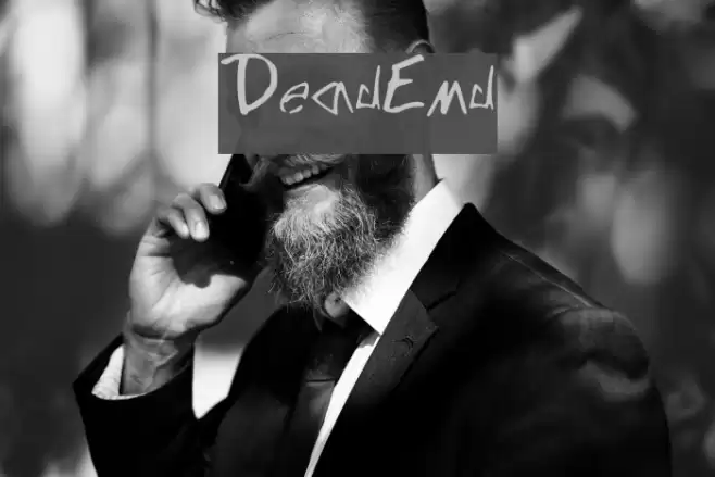 DeadEnd Font examples