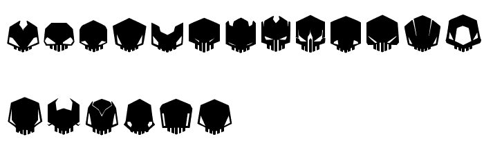 DeadHead Font LOWERCASE