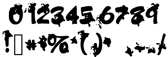 DeadJohn Font OTHER CHARS