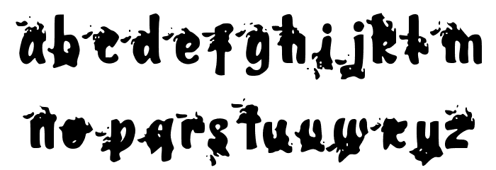 DeadJohn Font LOWERCASE