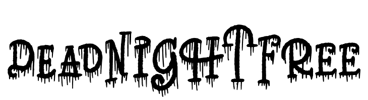 DeadNightFREE  font caratteri gratis
