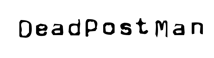 DeadPostMan Font