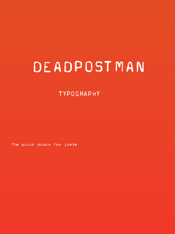 DeadPostMan Poster