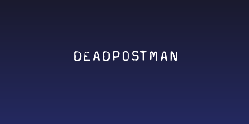 DeadPostMan Social Header