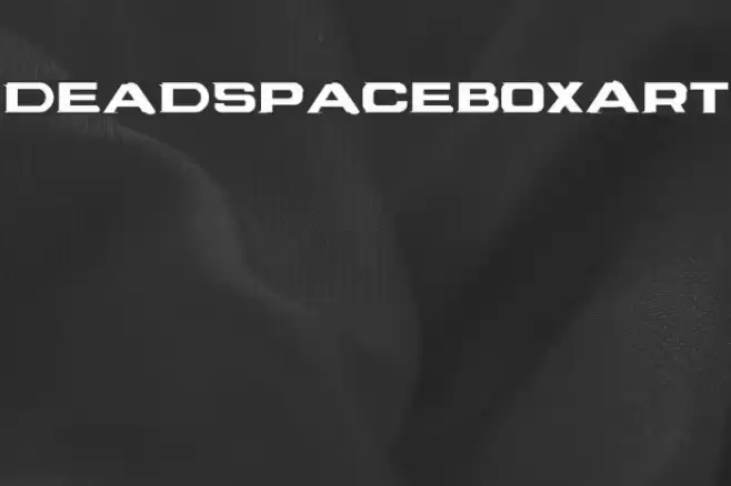 DeadSpaceBoxArt Font examples
