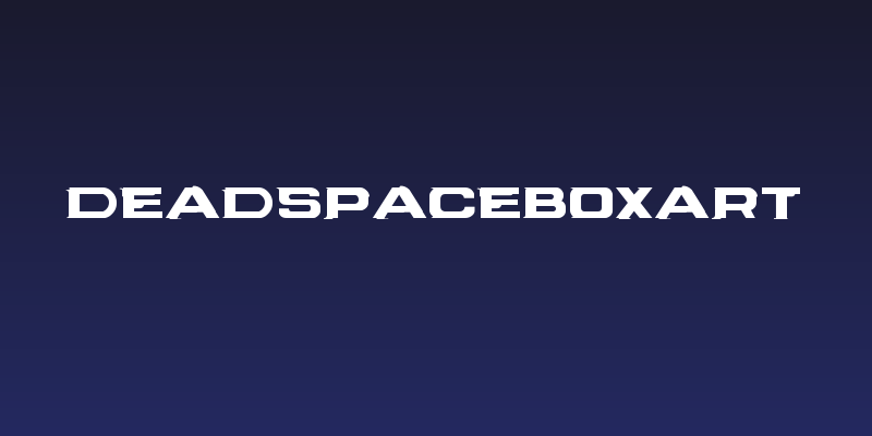 DeadSpaceBoxArt Social Header