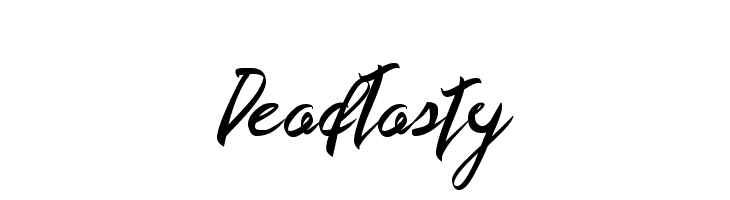 DeadTasty フォント