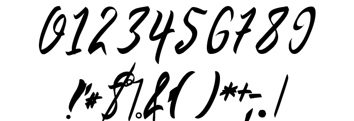 DeadTasty Font OTHER CHARS