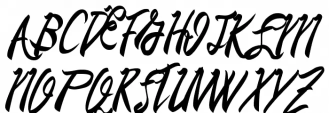 DeadTasty Font UPPERCASE