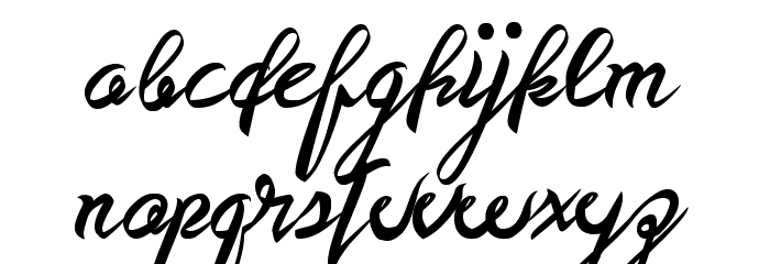 DeadTasty Font LOWERCASE