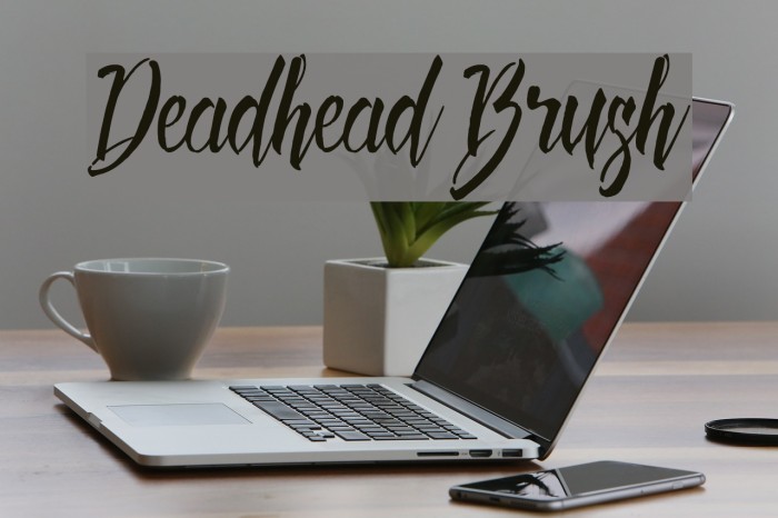 Deadhead Brush Example 3