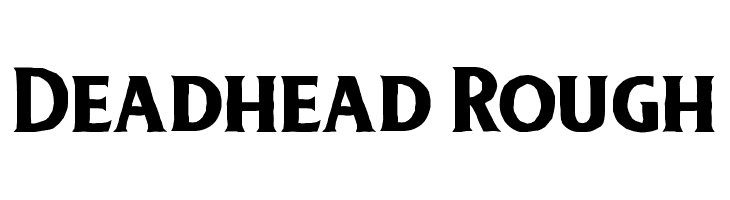 Deadhead Rough Font