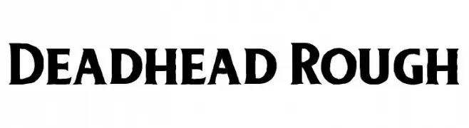 Deadhead Rough  تنزيل الخطوط